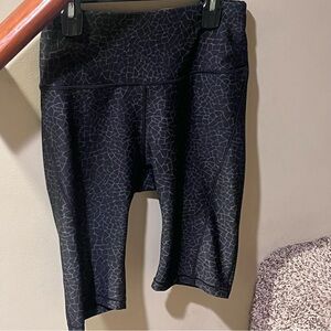 CALIA by Carrie Underwood Black Textured Bike Shorts